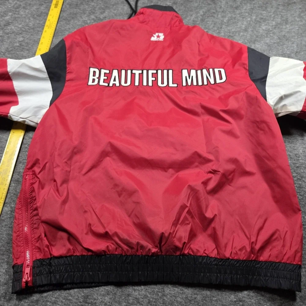 Rare Jon Bellion Beautiful Mind The Human Condition THC Starter Jacket Small 90s - Picture 8 of 12